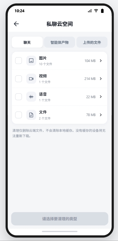 私聊云空间与分类管理原型